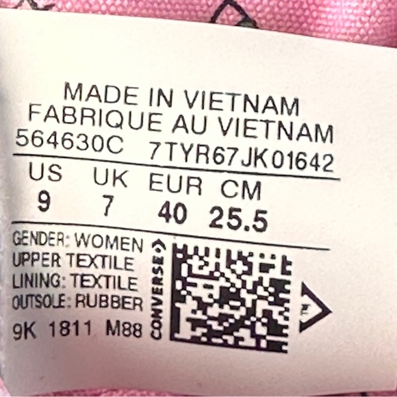 Converse Hello Kitty Chuck Taylor All Star Madison 564630C Black.New! Women’s 9. - Picture 12 of 12